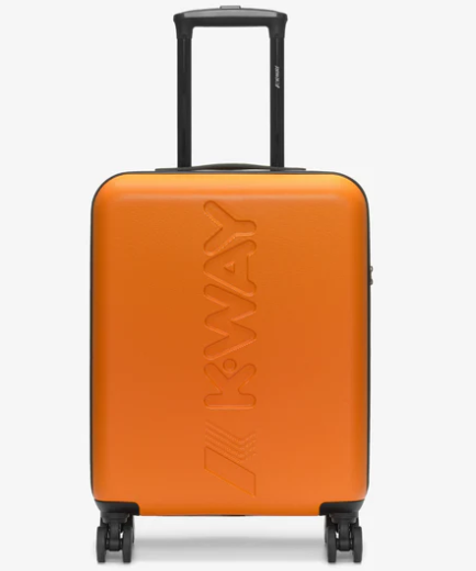 De Santis Trolley da viaggio rigido K-Way arancione K11416W-L22 - Il compagno perfetto per viaggiare in cabina