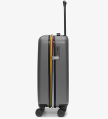 De Santis Trolley da viaggio rigido K-Way grigio metallico K11416W-L23 - Il compagno perfetto per viaggiare in cabina