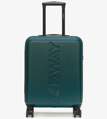 De Santis Trolley da viaggio rigido K-Way verde petrolio K11416W-L25 - Il compagno perfetto per viaggiare in cabina