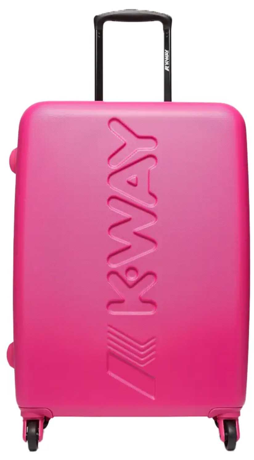 De Santis K-Way 8AKK1G02A01: Il trolley rigido da viaggio rosa, perfetto per viaggiare con stile e praticità