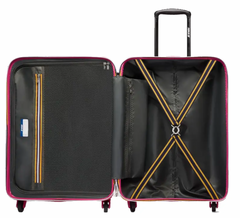 De Santis K-Way 8AKK1G02A01: Il trolley rigido da viaggio rosa, perfetto per viaggiare con stile e praticità