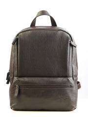 Lingua d'oca zaino in pelle testa di moro 181582.04