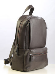 Lingua d'oca zaino in pelle testa di moro 181582.04