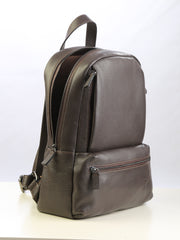 Lingua d'oca zaino in pelle testa di moro 181582.04