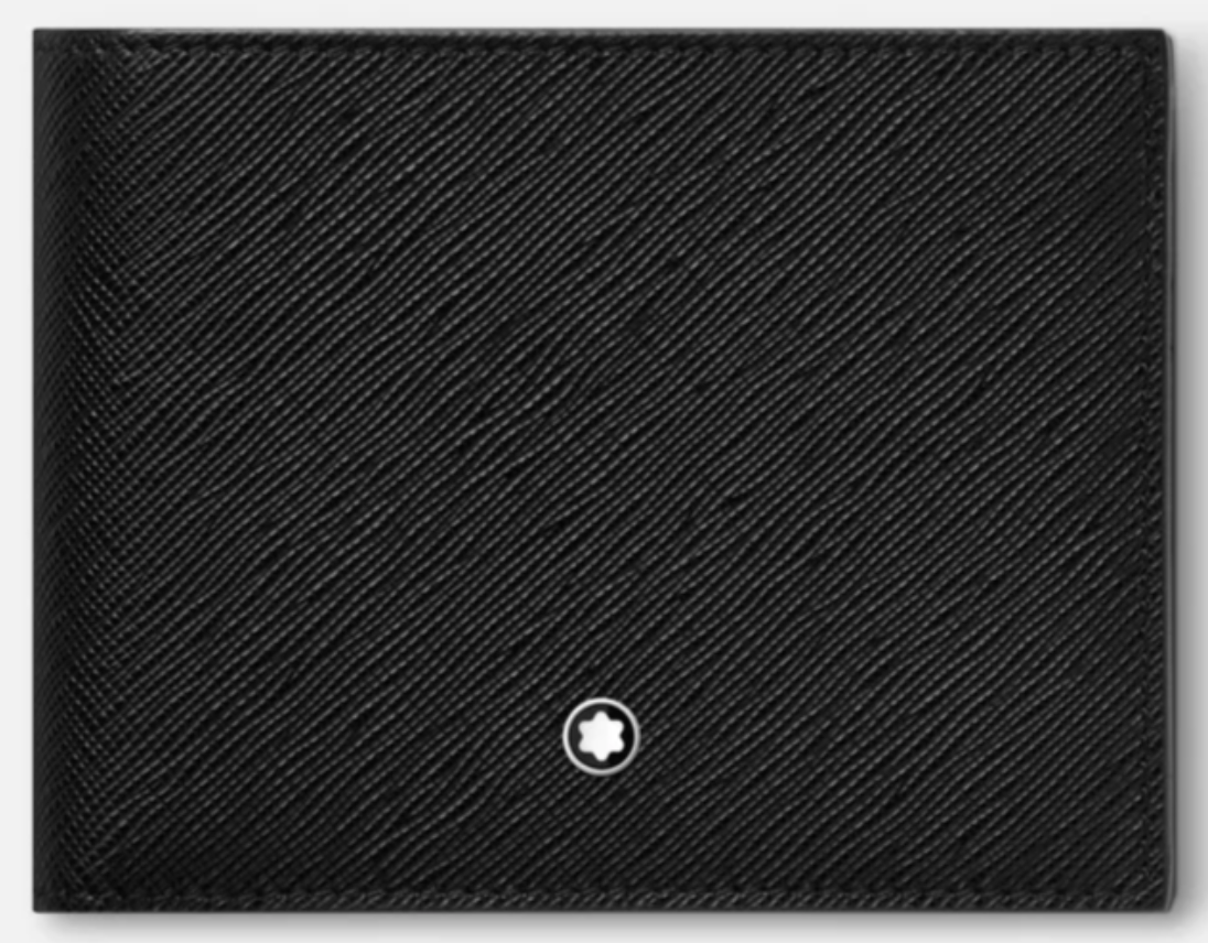 De Santis Portafoglio Montblanc Sartorial Nero 130318, Portafoglio must-have a 6 scomparti elegante