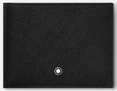 De Santis Portafoglio Montblanc Sartorial Nero 130318, Portafoglio must-have a 6 scomparti elegante