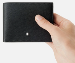 De Santis Portafoglio Montblanc Sartorial Nero 130318, Portafoglio must-have a 6 scomparti elegante