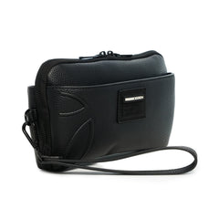 Momodesign pouch business Essential con tasca esterna in dollaro PU nera