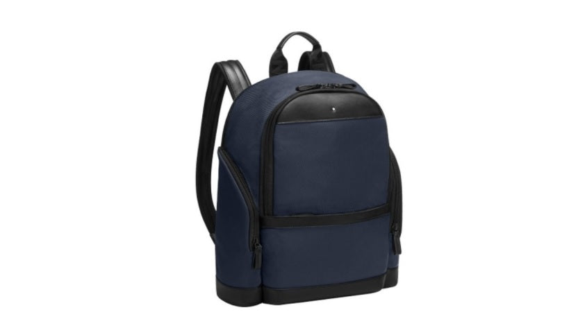 Zaino medio Montblanc Nightflight blu 116786 Spedizione Gratuita