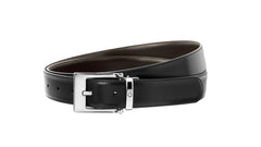 Cintura Montblanc reversibile regolabile nera/marrone 128140