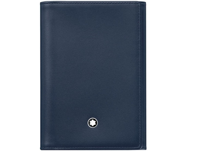 Portafoglio Montblanc MST Soft 9scomparti blu 114538