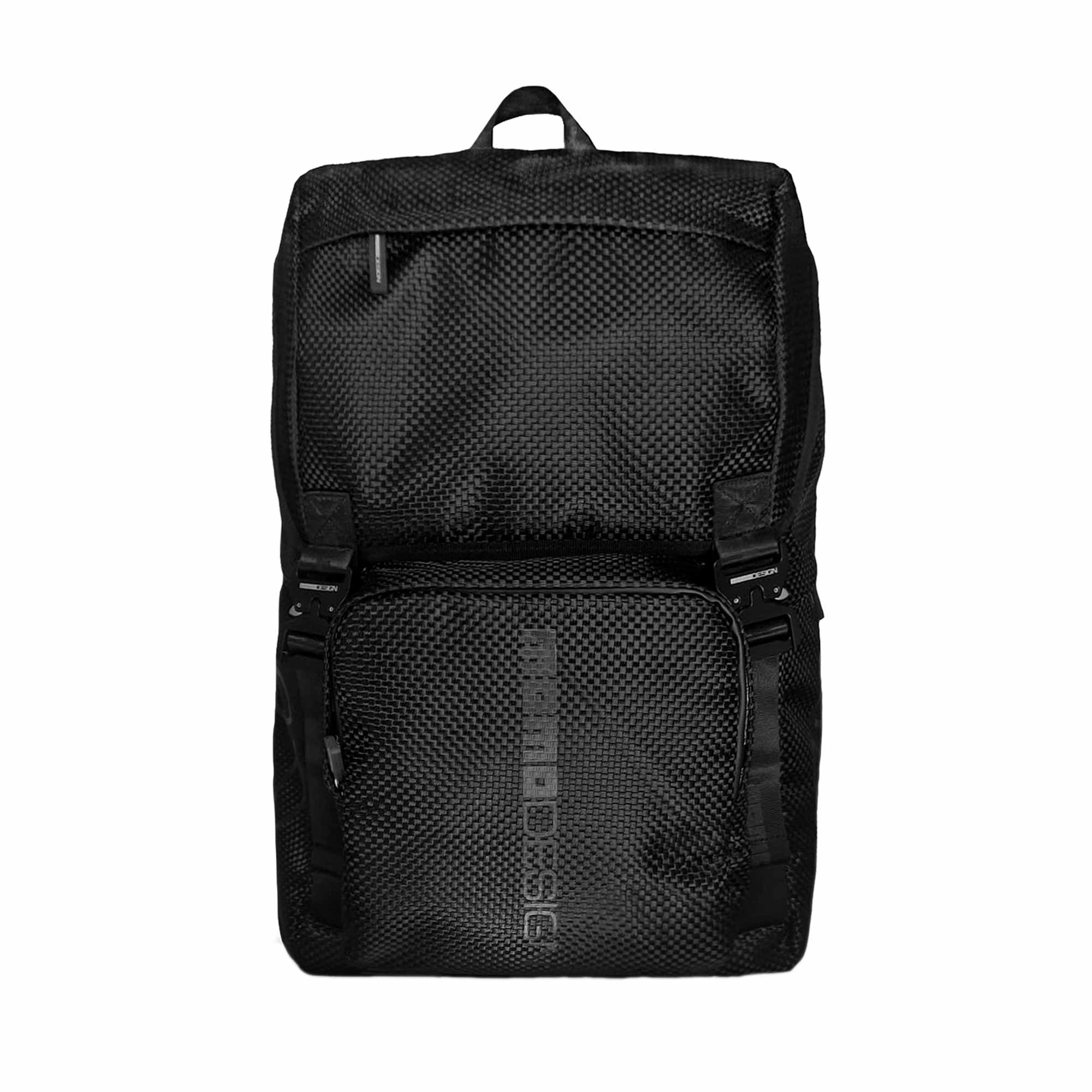 Momodesign MO-01CB*-BLACKLOGOBLACK Zaino Eco Carbon Urban Trekking