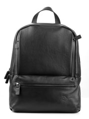 Lingua d'oca zaino in pelle martellata nero 181582.01