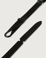 Orciani Cintura Nobuckle Bull In Cuoio Nero NB0004BUL