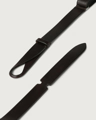 Orciani Cintura Nobuckle Bull In Cuoio Testa Di Moro NB0004BUL
