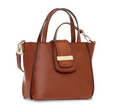 The Bridge 043842BX.14 Borsa Tote Marrone/Oro