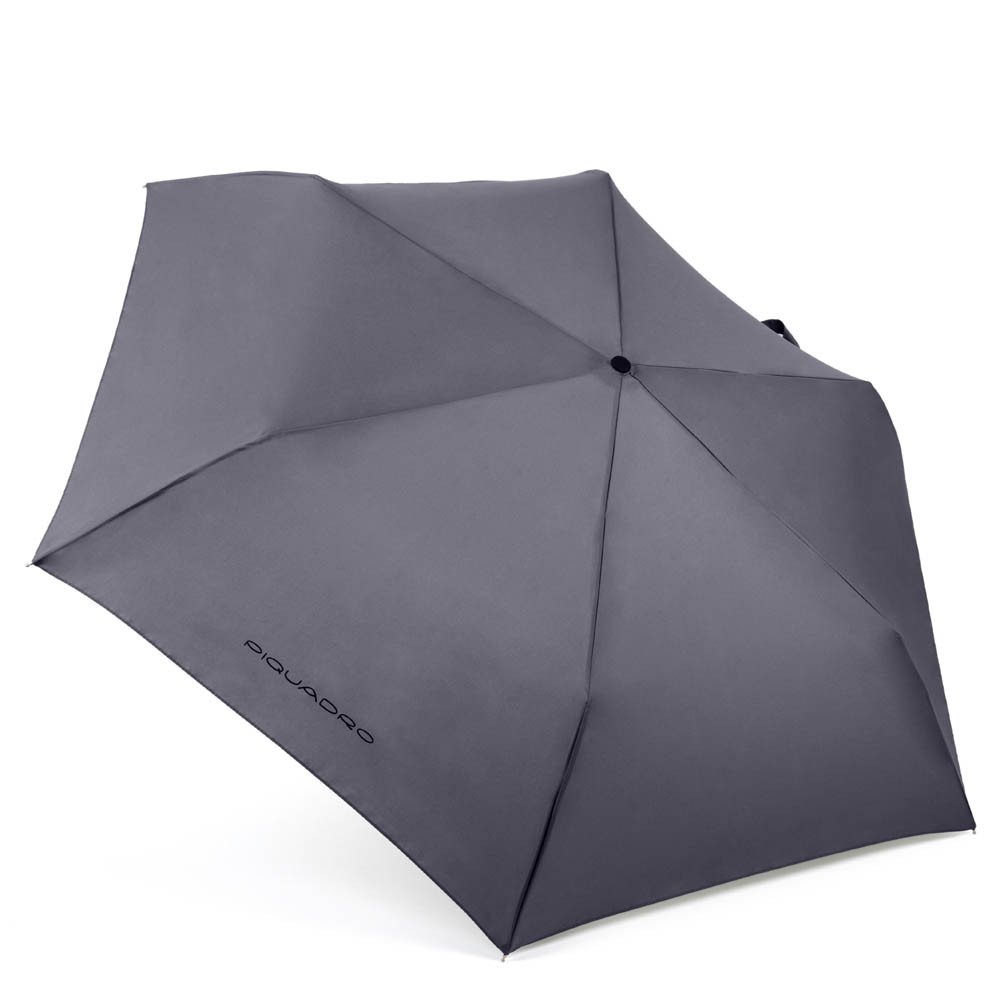 Piquadro Ombrello Ultra Mini Manuale Sigaro In Alluminio Grigio OM3888OM4/GR