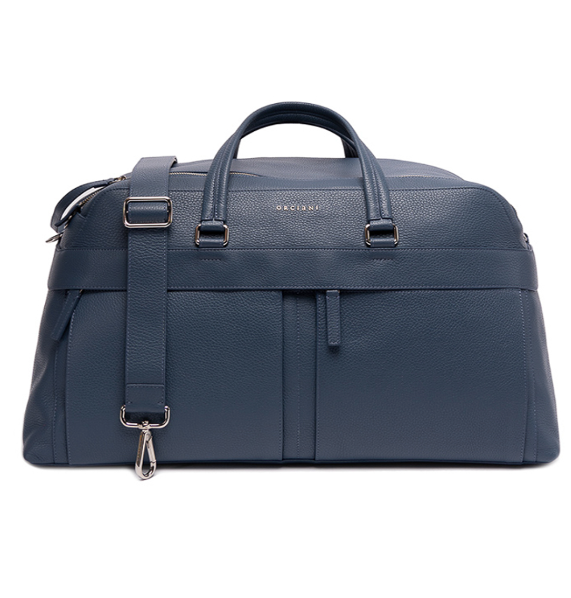 Orciani P00723MIC-MRN Borsone Micron In Pelle marino Con Tracolla