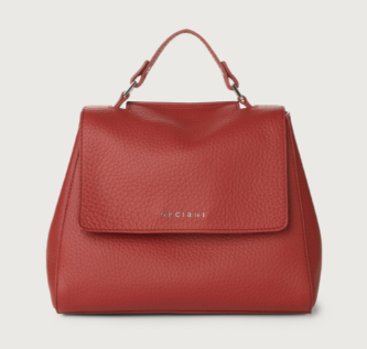 ORCIANI B01999SOF-TES BORSA A MANO SVEVA SMALL B01999 SOFT TERRAROSSA