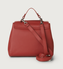 ORCIANI B01999SOF-TES BORSA A MANO SVEVA SMALL B01999 SOFT TERRAROSSA