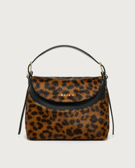 BORSA ORCIANI IN PELLE NANA S B02175 LEOPARD UNIQUE