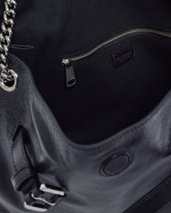 BORSA ORCIANI VENUS GOTHAM MIDI A SPALLA IN PELLE LUCIDA