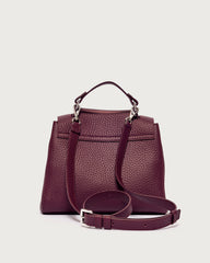 Small Sveva Leather Bag With Shoulder Strap Orciani Black B01999SOF-NER