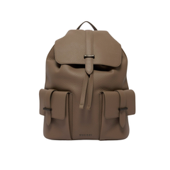 Orciani Jones Soft Zaino in Pelle Martellata Taupe
