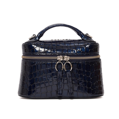 Orciani Mini Joy Cocco Glow Borsa in Pelle Blu