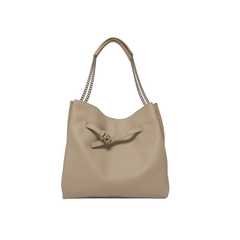 Orciani Venus Hobo Soft Borsa a Spalla in Pelle Martellata Sabbia