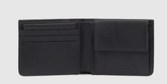 PIQUADRO PU4188W119R/N PORTAFOGLIO UOMO CON PORTA MONETE IN PELLE