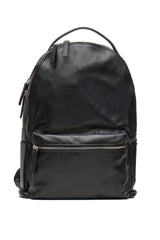 Lingua d’Oca Zaino Alex in Pelle Liscia Nappa Capretto | Trolley-Friendly & Tasca Frontale | 30x15x42 cm