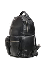 Lingua d’Oca Zaino Nadia in Pelle Liscia Nappa Capretto | Tasche Frontali & Design Funzionale | 35x22x44 cm