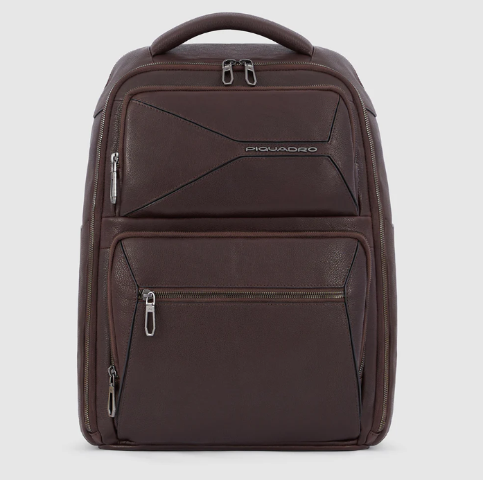 De Santis zaino Piquadro testa di moro CA6250W118/TM, per trasportare i tuoi dispositivi digitali con stile e sicurezza.