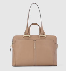 PIQUADRO CA6211S126/RO CARTELLA 2 MANICI SOTTILE IN PELLE PELLE CON PC 15,60