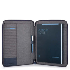 Piquadro Portablocco Sottile Formato A4 Blu Notte PB2830P15S