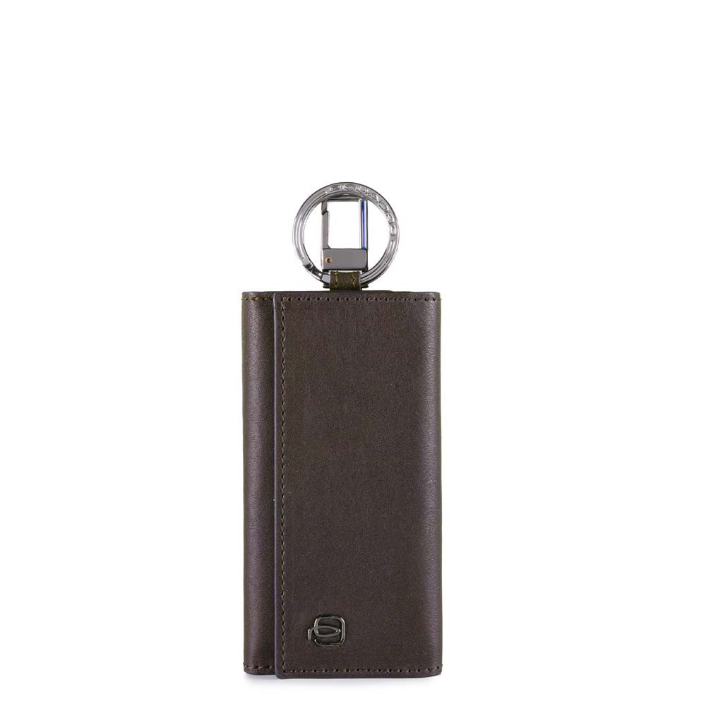 Piquadro Portachiavi Per Porta Blindata Con Moschettone Testa Di Moro PC1397B3/TM