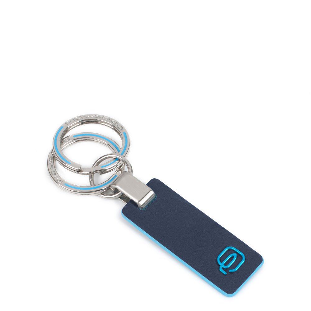 Piquadro Portachiavi Con Inserto In Pelle Blu Notte PC3755B2/BLU2