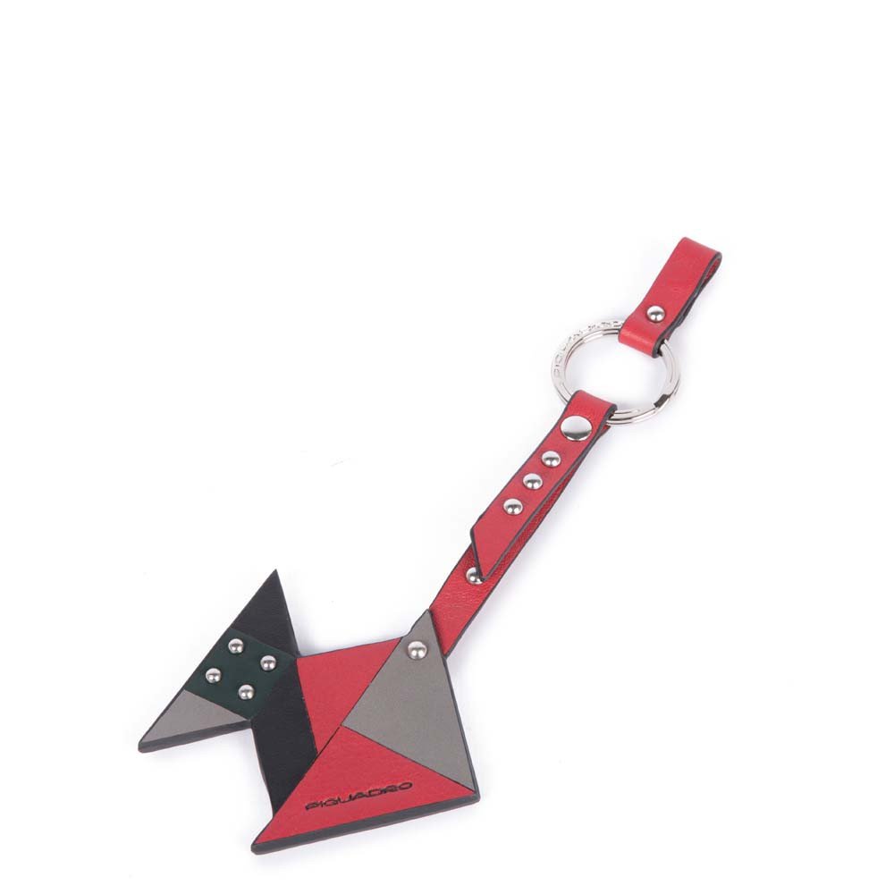 Piquadro Portachiavi Charm In Pelle, Pesce Rosso PC4635MU/R2
