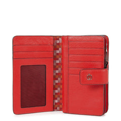 Piquadro Portafoglio Donna Con Portamonete Rosso Scarlatto PD1353MUR/R