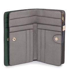 Portafoglio Donna Pelle Verde/grigio/blu Piquadro PD1353W92R/VE2