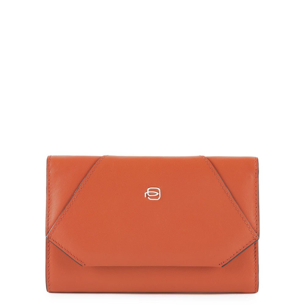 Piquadro Portafoglio Donna Grande Con Porta Carte Arancio PD4152MUR/AR