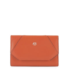 Piquadro Portafoglio Donna Grande Con Porta Carte Arancio PD4152MUR/AR