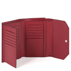 Piquadro Portafoglio Donna Grande Con Porta Carte Bordeaux PD4152MUR/BO
