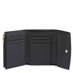 Piquadro Portafoglio Donna Piccolo Con Porta Monete Nero PD4571DFR/N