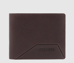 PIQUADRO PU4188W118R/TM PORTAFOGLIO UOMO CON PORTAMONETE IN PELLE