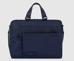 PIQUADRO CA5981W119/BLU CARTELLA 2 MANICI E 2 COMPARTI PC