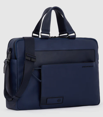 PIQUADRO CA5981W119/BLU CARTELLA 2 MANICI E 2 COMPARTI PC