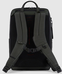 PIQUADRO CA5939UB00AIR/VE8 ZAINO 2 COMPARTI PORTA PC 15,6" PELLE,BLACK