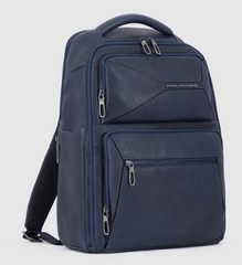 De Santis zaino Piquadro blu CA6250W118/BLU, per trasportare i tuoi dispositivi digitali con stile e sicurezza.